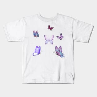 Lavender Butterflies Pack Kids T-Shirt